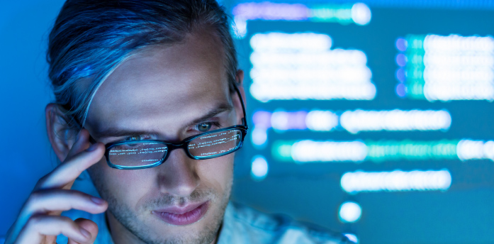 Data analyst working