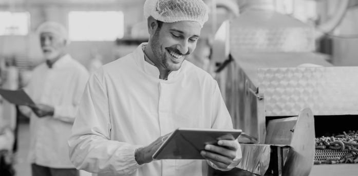 Chef planning a menu with CS lite
