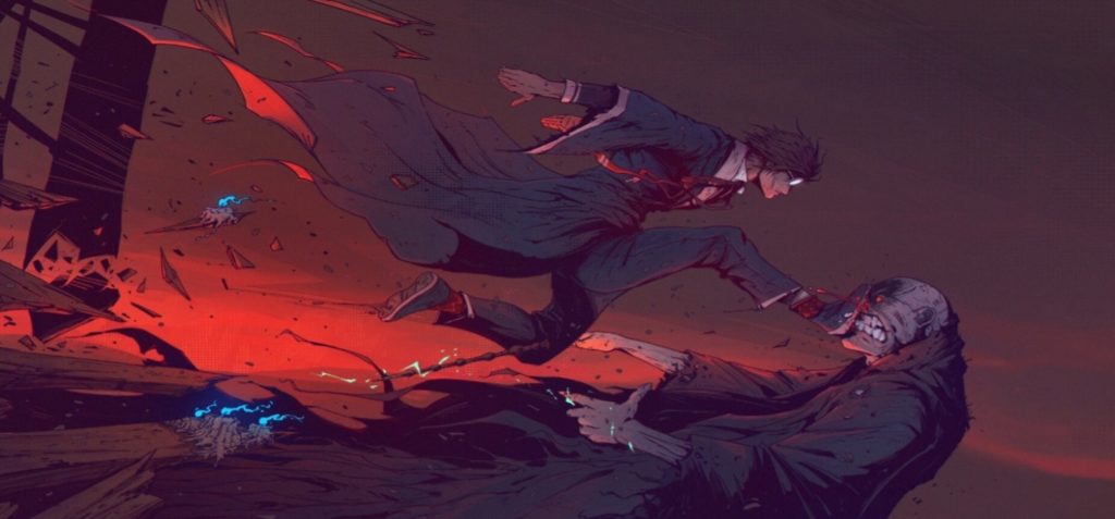 harry potter fighting