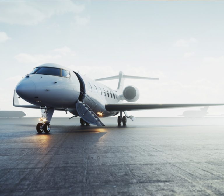 Corporate Jets Tracking Web App using FulcrumOne