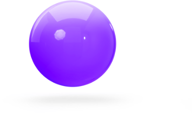 3d purple circle