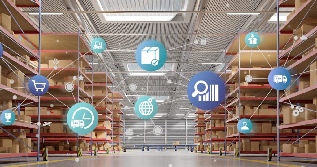 warehouse of a logistics company