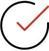 red tick icon