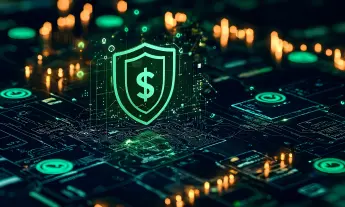 Abstract illustration representing modern digital payments.